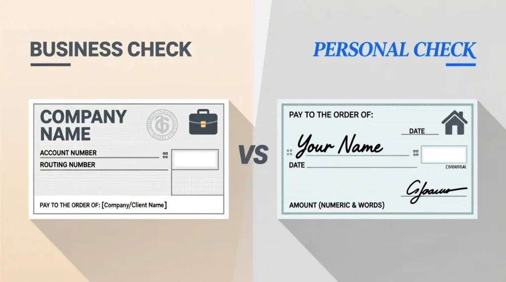 Business Checks vs Personal Checks